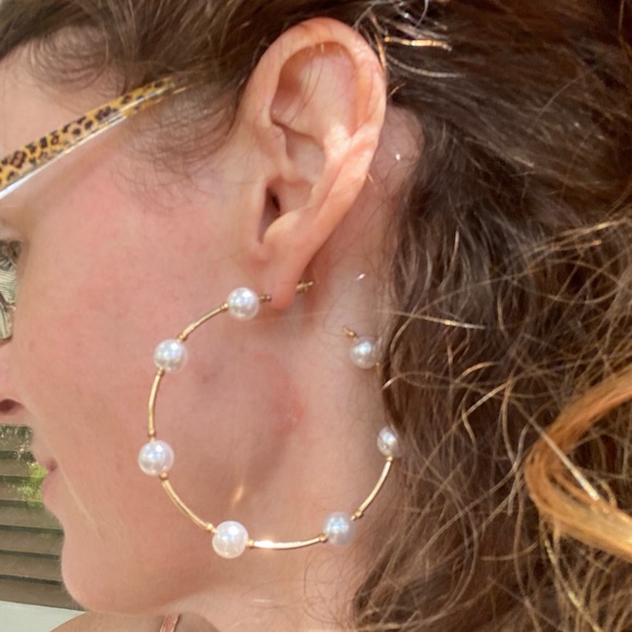Zara Statement Pearl Earrimgs - Picture 5 of 5